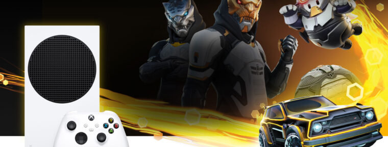 За покупку нового бандла Xbox Series S предлагают косметический набор Gilded Hunter для Fortnite