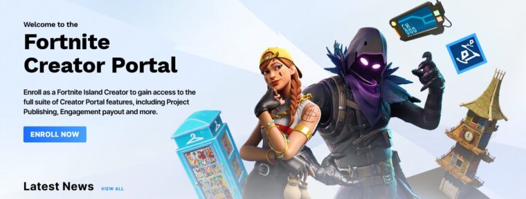 Новый Creator Portal для авторов Fortnite упрощает поиск и обмен картами творческого режима