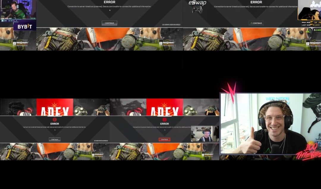 Терпение профессионалов на пределе из-за сбоев cерверов во время ALGS