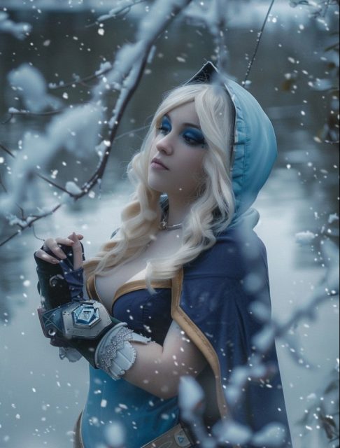 Косплей на Crystal Maiden из Dota 2