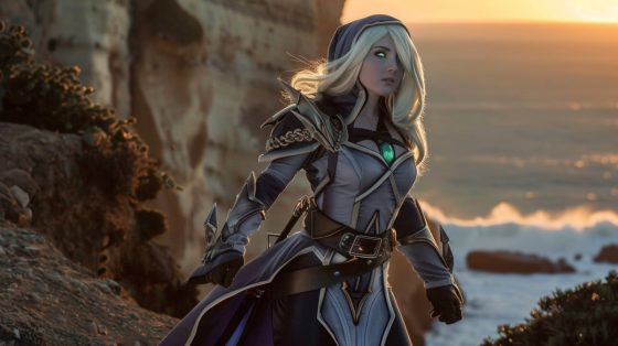 Косплей на Drow Ranger из Dota 2