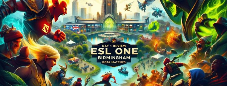 Обзор первого игрового дня на ESL One Birmingham 2024