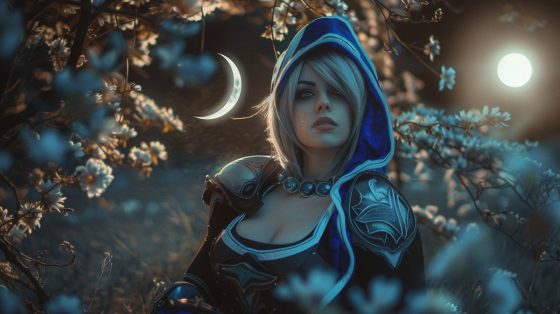 Косплей Луны Dota 2: Стань воительницей ночи