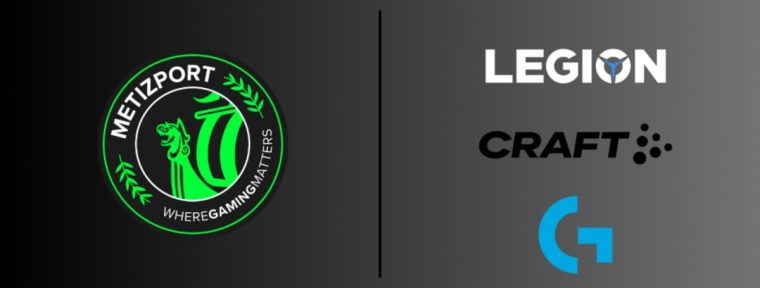 Metizport объявили о сотрудничестве с Craft, Lenovo и Logitech G