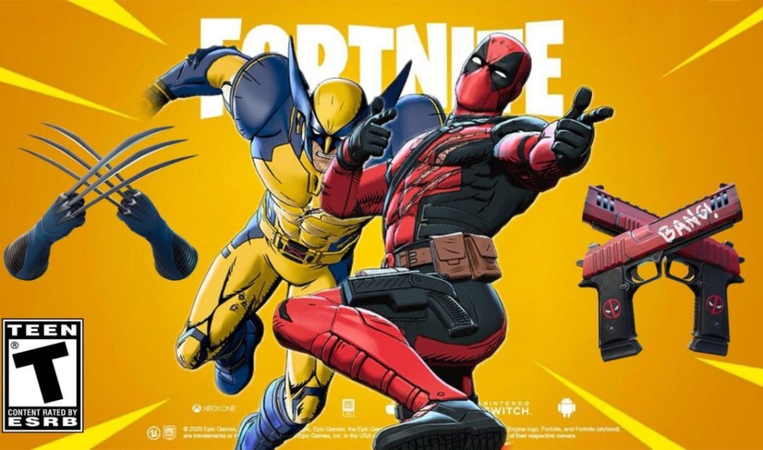 DeadPool и Wolverine добавят в Fortnite
