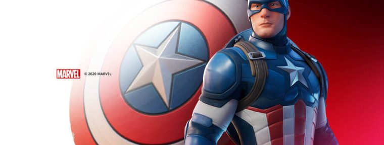 Игроки Fortnite обнаружили баг с щитом Капитана Америки