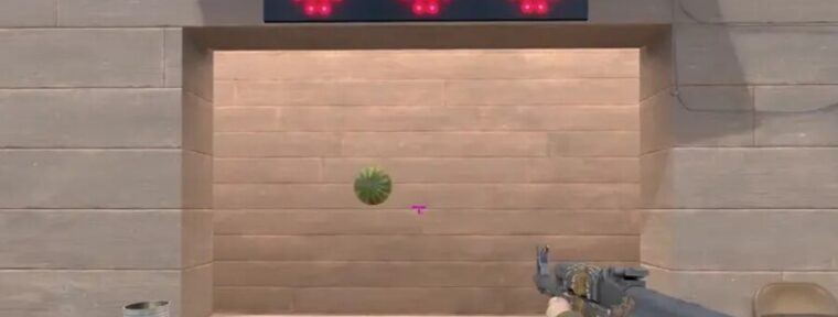 Lillykyu представила карту в стиле Fruit Ninja для CS2