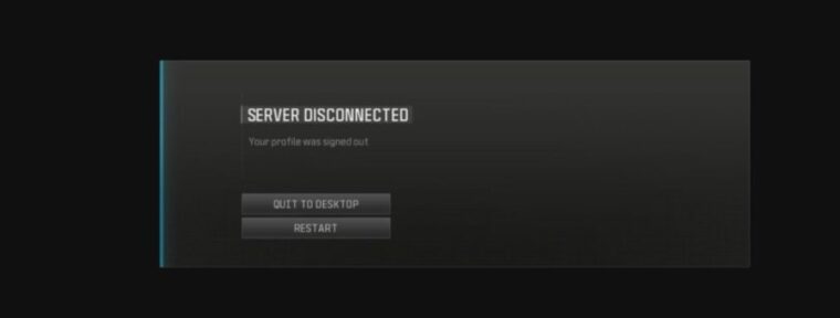 Как исправить ошибку «Ваш профиль был отключен» в Call of Duty: Modern Warfare 3