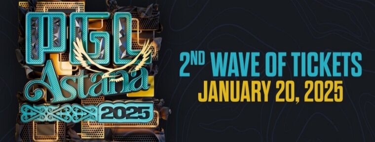 Стали известны даты продажи билетов второй волны на PGL Astana 2025