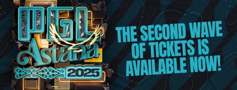 Началась вторая волна продаж билетов на PGL Astana 2025