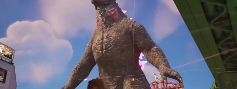 Годзилла временно будет появляться в каждом матче Fortnite