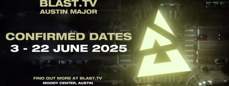 Стали известны даты проведения BLAST.tv Austin Major 2025