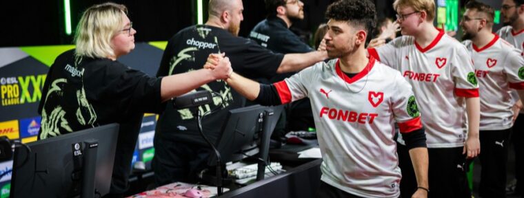 Матч MOUZ vs Team Spirit стал самым популярным на EPL S21