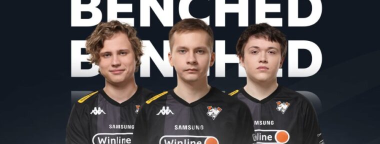 Noticed, squad1x и Antares переведены в запас состава Virtus.pro и выставлены на трансфер