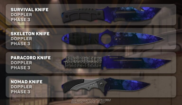 Скины Гамма-волны (Doppler) | Фаза 3 для ножей в Fever Case