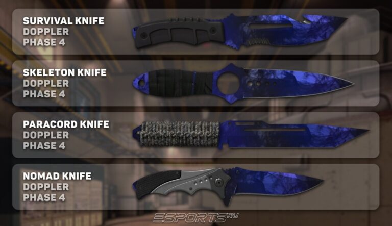 Скины Гамма-волны (Doppler) | Фаза 4 для ножей в Fever Case
