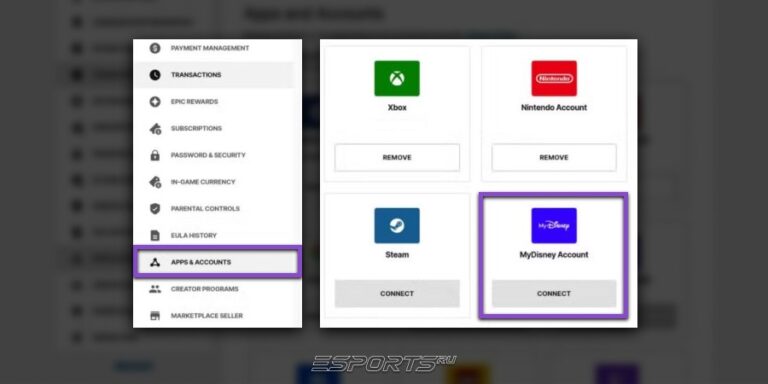 Как привязать аккаунт MyDisney к Epic Games