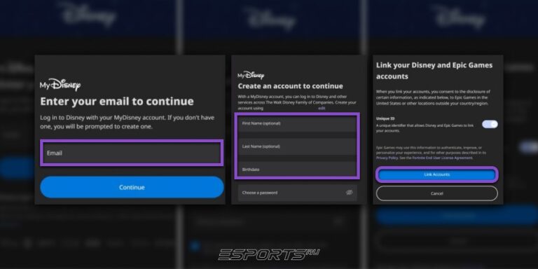Как привязать аккаунт MyDisney к Epic Games