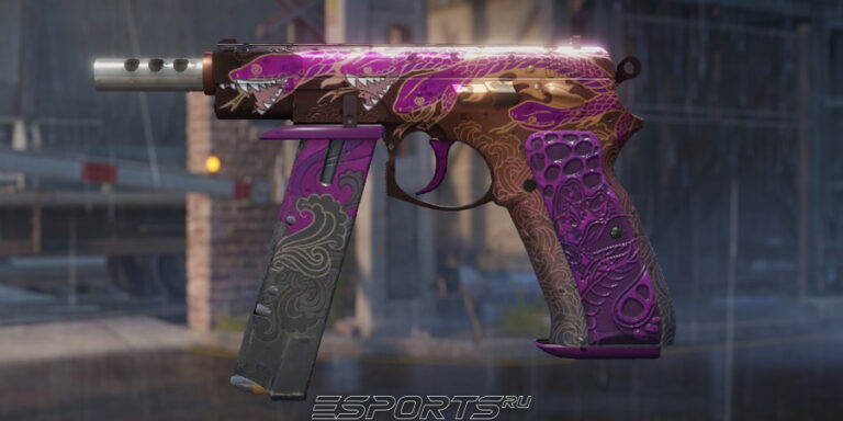 Шаг 2: наклейка "Кусака" (потертая)