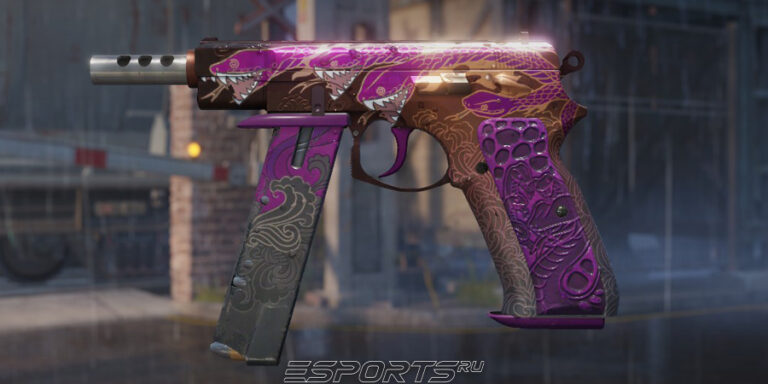 Шаг 3: наклейка "Кусака" (потертая)