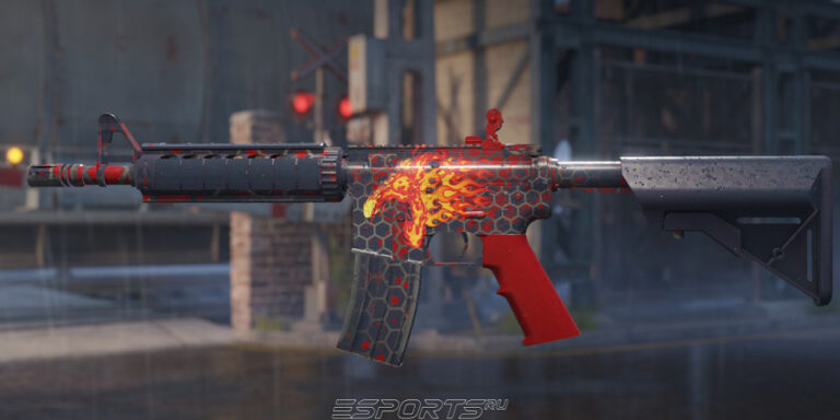 Шаг 5: наклейка "Развевающееся пламя"