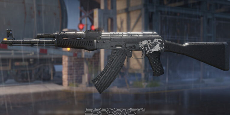 Шаг 3: наклейка "Большая волна" (потертая)