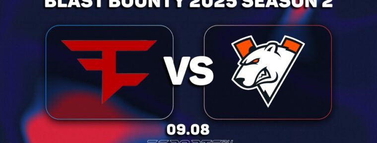 Virtus.pro одержали верх над FaZe Clan и прошли на основной этап BLAST Bounty 2025 Season 2