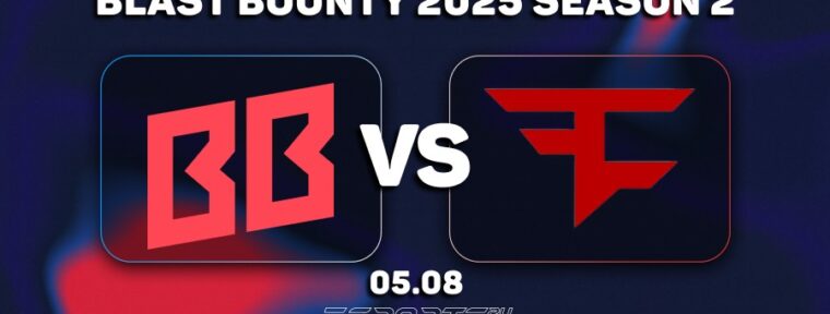 FaZe Clan обыграли BetBoom Team на закрытой квалификации BLAST Bounty 2025 Season 2