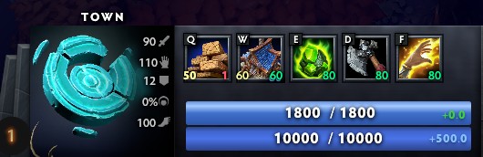 Постройка Town (Город) в Legion TD Dota
