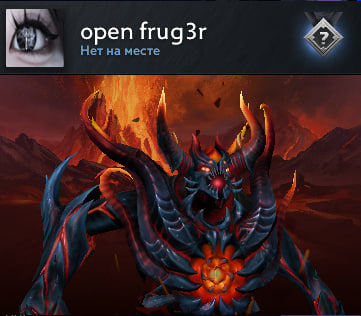 Примеры витрины мини-профилей игрока в Dota 2