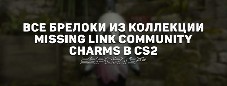 Все брелоки из коллекции Missing Link Community Charms в CS2