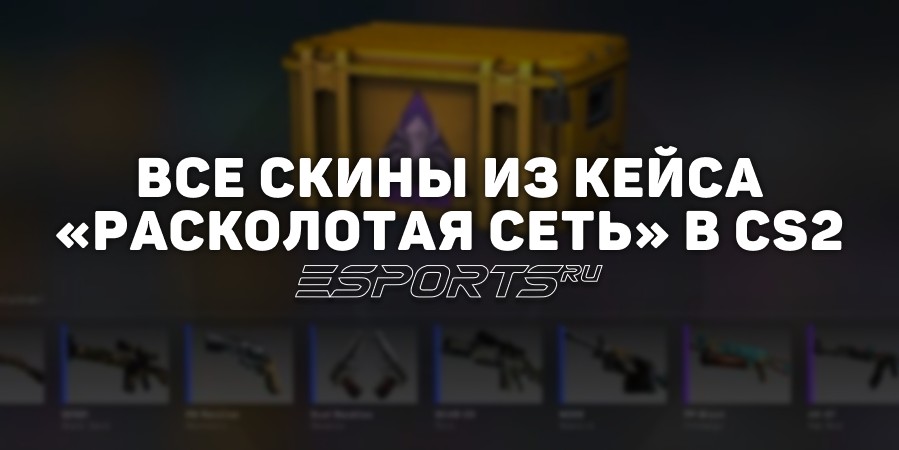 Все скины из кейса «Расколотая сеть» в CS2