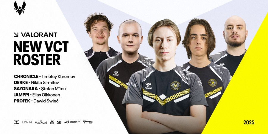 Team Vitality представили новый состав по VALORANT на сезон 2026