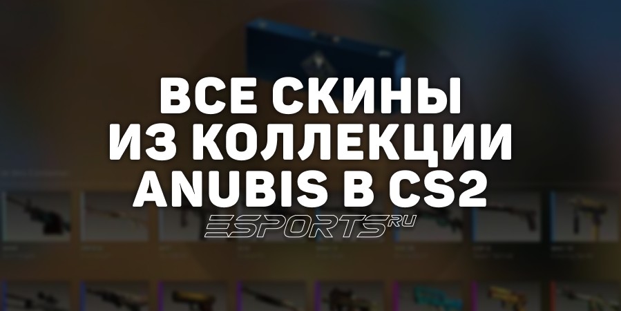 Все скины из коллекции Anubis в CS2