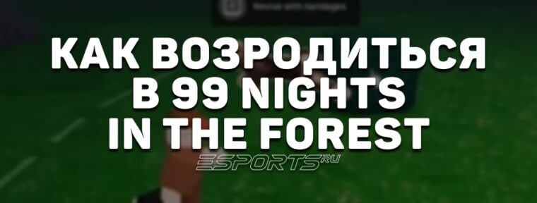 Как возродиться в 99 Nights in the Forest