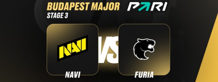 PARI: NAVI не справятся с FURIA в первом матче третьей стадии StarLadder Budapest Major 2025 по CS2