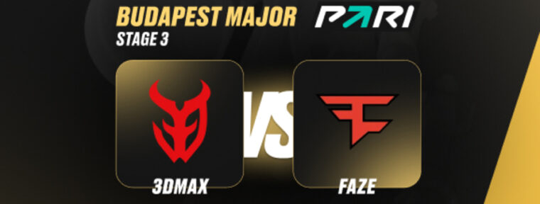 Аналитики PARI: FaZe выбьют 3DMAX из StarLadder Budapest Major 2025