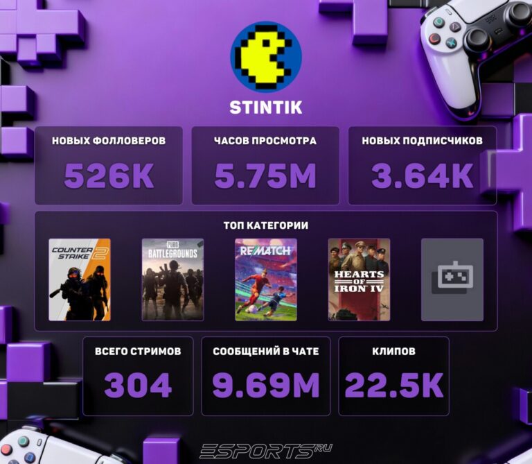 Twitch Recap 2025 Stintik