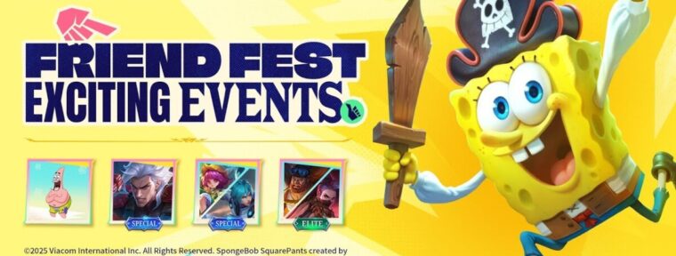 В Mobile Legends: Bang Bang стартует фестиваль Friend Fest с коллаборацией «Губка Боб»