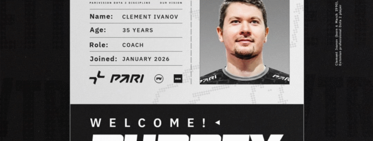 Puppey остался тренером PARIVISION, а Team Falcons поедут на PGL Astana 2026. Самые важные новости за 28 января