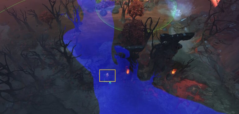 Пример актуальной точки для варда в патче 7.40c