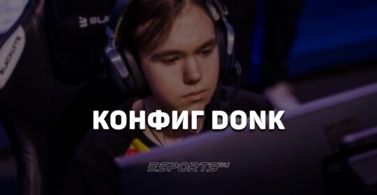 Donk: настройки и девайсы игрока в CS2