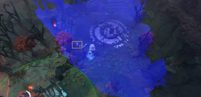 Пример актуальной точки для варда в патче 7.40c