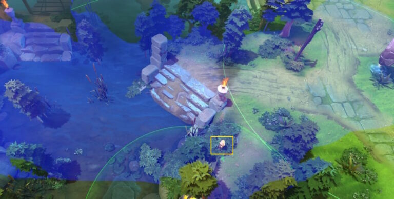 Пример актуальной точки для варда в патче 7.40c