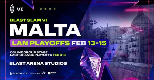 BLAST Slam VI: расписание и результаты групповой стадии