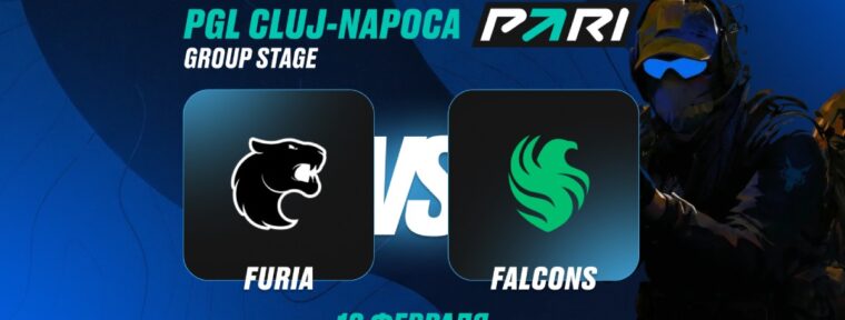 Клиенты PARI верят в победу Falcons над FURIA в матче PGL Cluj-Napoca 2026 по CS2