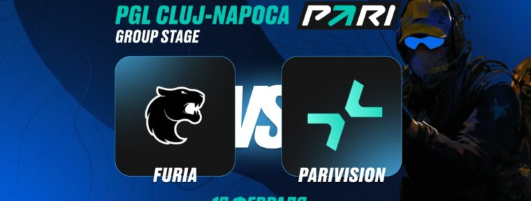 Аналитики: FURIA — фаворит в матче с PARIVISION на PGL Cluj-Napoca 2026 по CS2